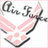 Pixelated icon with pink and black Air Force symbol, text reading "yeahh I'm an Air Force Brat :]" and "gotta problem with that?" in light pink.
