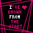 identical pixel-art with black backgrounds, pink outlines, and text reading "I'VE KNOWN FROM THE START" in alternating white and pink letters next to a small heart symbol