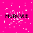 Bright pink background with scattered white pixel fragments and repeated black text 'MURKY!!!' in a pixelated font.