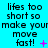 Pixelated text on cyan background with animated pink symbols changing across repeated of identical phrases