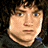 Four pixelated character portraits arranged in a above golden text reading "The Lord of the Rings" and smaller text below