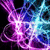 Animated icon with swirling purple and blue energy patterns transitioning to a purple butterfly on a gradient background.