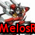 Animated icon of a character with silver hair and red accents, featuring a red text overlay reading "MelosR" in the lower-left frame.