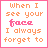 A 4x3 contact sheet of animated frames showing a text-based animation where the word 'face' changes style and color across frames, with one frame displaying 'breathe'.