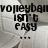 Pixelated text on a volleyball background reads "volleyball isn't easy" then changes to "only tough people can..." and finally displays "handle the pain!"
