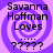 Four identical display text over a purple spiral background with pixelated edges