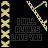 Pixelated icon with repeating 'I WILL ALWAYS LOVE YOU' text in yellow and white, bordered by gold chain patterns on black background.