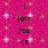 A split-screen animated icon with a pink sparkly background on the left and a pink heart outline on the right, displaying text and symbols.