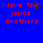 Blue background with red pixelated text reading 'i love the jonas brothers' and a black heart symbol replacing the letter e in 'the'.