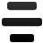 Three horizontally aligned black rounded rectangles with gray drop shadows on a light gray background, varying in width and height.