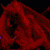 Red and blue pixelated figure with glowing yellow light effect moving across its body in