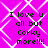 A static image with a bright pink background featuring a white diamond lattice pattern and repeated text reading "I love u all but Corky more!!!" in dark green pixelated font.