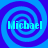 Four identical blue spiral patterns arranged in a , each containing the name 'Michael' in light blue text