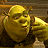A 48x48 pixel buddy icon featuring Shrek from the movie "Shrek 2" on a wooden background, paired with green text reading "Original Icons .com" on a dark green background in a contact sheet layout.
