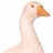 A pixelated goose head and neck on a white background, next to green text reading 'Silly Goose!' in bold black letters.