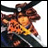 A 48x48 pixel buddy icon featuring a character from Final Fantasy X-2 in an action pose with fire effects, alongside text reading "Anime IM" and "COM" on a black background.