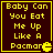 Four identical pixelated display yellow text on dark brown background with Pac-Man icon, each bordered by thin yellow line