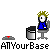 Pixel art animation showing a character with spiky yellow hair in blue clothing seated at a desk, with text and additional figures changing across frames.