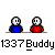 Pixel art of two figures in blue and red shirts with speech bubbles showing 'HI', 'JO!', 'WOO!', and a question mark, repeated across frames.