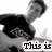 Black-and-white animated icon shows a person in motion with text overlays changing across frames.