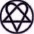 A 2x2 contact sheet of four distinct images: a black and white pentagram-like symbol, a grayscale portrait of a person in a beanie, stylized text on a dark background with smoke effects, and an empty gray square.