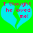 Two identical pixelated blue hearts on a bright green background with red text reading "I thought he loved me!" inside each heart.