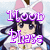 Pixelated anime-style character with dark hair and pink cat ears, overlaid with purple text reading '1Level' and '111111'.
