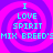 Four identical display cyan text on a purple-pink spiral background with no visible animation changes