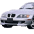 Pixelated silver car with black grille and headlights on gray background, adjacent to green with bright green text