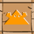 A 3x3 grid of pixelated icons on a brown tiled background, each icon representing different symbols and objects including a crown, gem, dog head, palm tree, sun, obelisk, and scarab beetle.