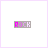 nine identical square each containing a gray rectangle with the word "ROCK" in purple pixelated text, where the second letter alternates between 'O' and 'O' across frames