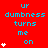 Red background with cyan text reading 'ur dumbness turns me on' and white star symbols in a pattern, animated to change star counts per