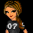 Pixel art of a female character with braided hair wearing a dark gray shirt with '07' text, shown in three vertical segments against black background.