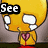 Yellow cartoon character with white cheeks and pink heart on chest, displaying sequential text overlays in black boxes.
