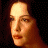 A 48x48 pixel buddy icon featuring a split composition with a person's face on the left and Lord of the Rings text on the right, displayed as an animated contact sheet frame.
