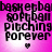 Pixelated text on a pink background with a small heart symbol below the text.