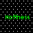 Green pixelated text "Hottness" repeated four times on a black background with white dots, arranged in a pattern