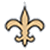 A pixelated golden fleur-de-lis symbol with dark gray outlines on a white background, rendered in a low-resolution style typical of early 2000s digital graphics.