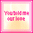 four and four displays pixelated text phrases in pink on a light beige background with a pink border, each frame showing sequential changes to the phrase