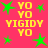 A static image with a bright pink background featuring yellow text and green star shapes.