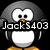 Pixelated penguin with gray head and white body appears in four with text overlays and background changes