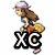 Pixelated character with brown hair and red-and-white cap running, overlaid by text changing from "XC" to "Run!" then "RUN!!!!!" on white background.