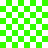 Green and white checkered pattern with two faint overlays on the right side, no visible text or distinct subjects