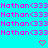A static image displays repeated pink text "Nathan<333" on a cyan background with scattered pixelated hearts.