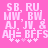 Pixelated text and symbols on a pink background with two identical side-by-side sections separated by a vertical gap.
