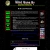 Static pixelated image of a dark interface with green vertical bar, horizontal lines, and colored side elements.