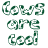 Animated contact sheet of five cow-themed buddy icons in green and white, featuring text, cartoon cows, and farm elements across sampled frames.