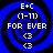 Four identical blue and black spiral-patterned icons with white text elements arranged in a , each displaying 'E+C', '(1-1)', 'FOR EVER', and two '<3' symbols