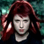 Red-haired figure with dark clothing against green foliage background, showing subtle facial expression changes across frames.