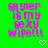 Green background with pink pixelated text reading 'SKYLER IS MY SEXY WIPE!!!' and small white heart or arrow symbols below each text block.